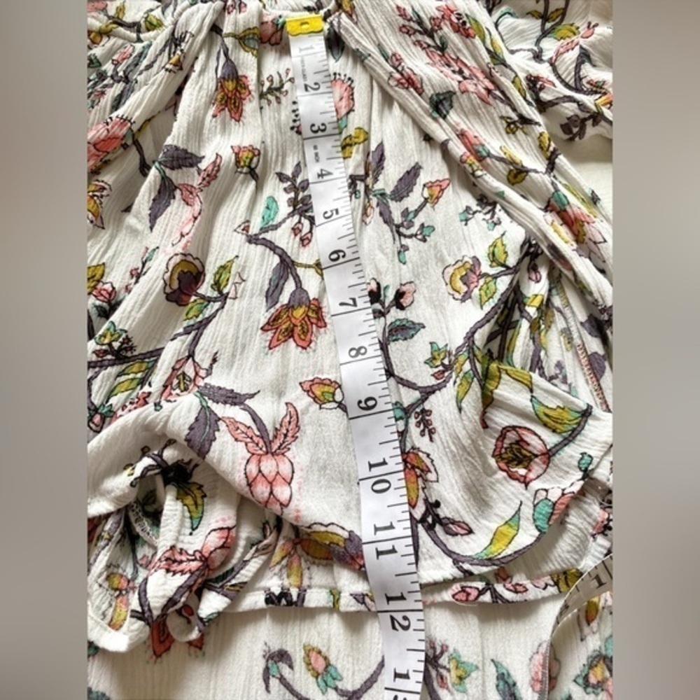 Speechless White Floral Romper with Hi Lo Dress Style in Back - Picture 7 of 10